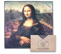 Grande [6 unidades] Classic Art (Mona Lisa) - Paños de limpieza de microfibra de alta calidad (lo mejor para lente de cámara, gafas, pantallas y todos los lentes). ), paño de microfibra