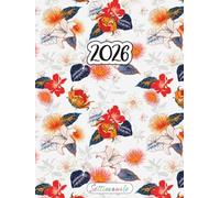 Grande Agenda Settimanale 2026: Planner A4 | 12 Mesi Gennaio-Dicembre | La Settimana su una doppia pagina | Pianificatore Italiano | Coordinatrice del Caos