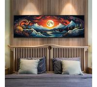 Grande Arte Diamond Painting Kit Completo 39.3x106.2 Inch/100x270 cm para Hogar Decoracion, DIY Cuadros Diamantes 5D Diamond Painting Paisaje Pintura Diamante, Mosaico Diamond Art Regalo de Casa
