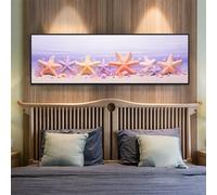 Grande Bonito Diamond Painting Kit Completo 39.3x106.2 Inch/100x270 cm para Hogar Decoracion, DIY Cuadros Diamantes 5D Diamond Painting Estrella de mar Pintura Diamante, Mosaico Diamond Art de Casa