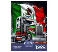 Grande camion 1000 Pezzi Puzzle Collezione Premium camion Vintage Idea Regalo Chic per Adulti E Adolescenti 70x50cm/1000pcs