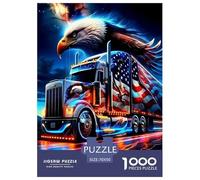 Grande camion 1000 Pezzi Puzzle Collezione Premium camion Vintage Regalo Elegante per Adulti E Adolescenti 70x50cm/1000pcs
