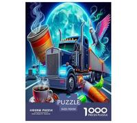 Grande camion 1000 Pezzi Puzzle Collezione Premium camion Vintage Regalo Elegante per Uomini, Donne, Adulti E Bambini Over 14 Anni 70x50cm/1000pcs