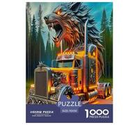 Grande camion 1000 Pezzi - Puzzle Collezione Qualità Superiore camion Vintage Regalo Speciale per Adulti E Bambini Dai 14 Anni in Su 70x50cm/1000pcs