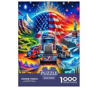 Grande camion 1000 Pezzi - Puzzle Collezione Qualità Superiore camion Vintage Regalo Speciale per Uomini, Donne, Adulti E Bambini 70x50cm/1000pcs