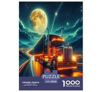 Grande camion 1000 Pezzi - Puzzle Collezione Qualità Superiore camion Vintage Regalo Speciale per Uomini, Donne, Adulti E Adolescenti 38x26cm/1000pcs