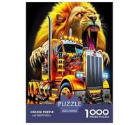 Grande camion Puzzle Da 1000 Pezzi Collezione Alta Qualità camion Vintage Idea Regalo Ottima per Adulti E Bambini ≥14 Anni 70x50cm/1000pcs