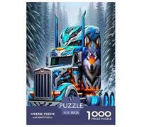 Grande camion Puzzle Da 1000 Pezzi Collezione Alta Qualità camion Vintage Regalo Perfetto per Adulti E Bambini ≥14 Anni 38x26cm/1000pcs