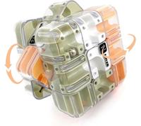 Grande Cubo Rubik Original, Cubo Rubik 3x3, Laberinto de Bolas 3D con Bolas rodantes, Juguete de Entrenamiento Cerebral de Conciencia Espacial para la reducción del estrés y el Desarrollo lógica(A)