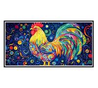 Grande Diamond Painting Gallo, Kit Completo de Pintura de Diamante para Adultos, 5D DIY Cristal Pintura De Diamante Para, Con Diamond Painting Accesorios Decoración De Pared Del Hogar 20x40cm X-197