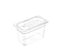 Grande para sous for vide Container 11L transparente PC olla de cocina con tapa y escala para circuladores de inmersión 60 mm base hermética tanque de agua (6 L)