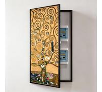 Grande Pintura Caja Contador Cubre Cuadro Moderno Electrico Tapa Contador Luz Decorativa Cubierta Decoración Los Contadores Del Medidor Eléctrico Cubrecontador Comedor(Black-L,60 * 120cm)