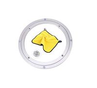 Grande Plataforma Giratoria,Plato Giratorio Mesa,Placa Giratoria con Rodamiento,Base Giratoria de Aluminio para Restaurante TV Tartas Fotografia Monitor (40cm(16in) 2 Piezas)