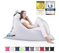 Grande Puff XXL Interior Algodón Bean-Bag de Sala de Estar, Oficina, Guardería, Bolsa de Frijoles 400L Silla Gigante Puf niños y Adultos 180 x 140cm