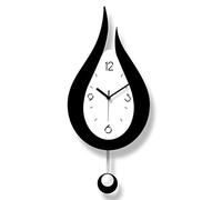 Grande Silencioso Reloj De Pared Con Péndulo De Gota De Agua - Moderno Creativo Para Salón, Dormitorio, Comedor - Decoración A 52 * 24cm
