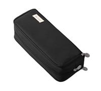 Grande Trousse - Pochette Stylos Oxford | Rangement 3 Compartiments | Tela Oxford Resistente Al Agua, 3 Compartimentos, Cremallera Suave, Capacidad Para Hasta 40 Bolígrafos Y Suministros