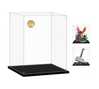 Grande Vitrina 40x35x50cm para Lego Dungeons & Dragons 21348,3mm Transparente Acrílico Caja de Exhibición para Martillo Thor 76209 y Figuras Coleccion