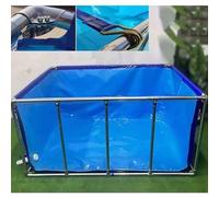 GrandeCanvas - Estanque de peces portátil con estante, depósito temporal versátil para jardín, agricultura y suministro de agua de emergencia, fácil montaje, 50 x 40 x 30 cm