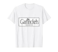 Grandes almacenes Vintage Garfinkel's Washington Camiseta gráfica económica, Hombre, Blanco, L