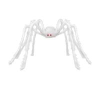 Grandes arañas de Halloween para exteriores,araña gigante de Halloween | Decoración de Halloween para patio al aire libre - Bromas de arañas borrosas,Accesorios de arañas gigantes flexibles y reales