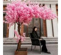 Grandes áRboles De Flor De Cerezo Artificiales De Color Rosa, áRbol De Flor De Cerezo Artificial Realista, áRbol De Flor De Sakura Falso, DecoracióN De Bodas Y Fiestas,02,2x2m