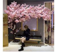 Grandes áRboles De Flor De Cerezo Artificiales De Color Rosa, áRbol De Flor De Cerezo Artificial Realista, áRbol De Flor De Sakura Falso, DecoracióN De Bodas Y Fiestas,03,1.6x1.6m