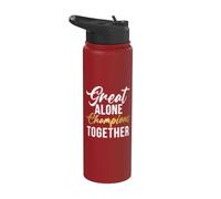 Grandes campeones solos juntos Deporte Equipo Stainless Steel Insulated Water Bottle