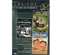 Grandes Clásicos: Cine de Humor II, 3 Películas en 1 DVD, La Vía Láctea, Las Minas del Rey Salmonete, Locos del Aire DVD Edición Slim