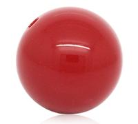 Grandes cuentas de agujero, Paquete de 1000 cuentas acrílicas redondas con agujero grande de 2,9 mm, multicolor, varios tamaños(Red,20mm)