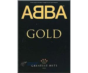Grandes éxitos de ABBA Gold, libro de notas para cantar (partituras)
