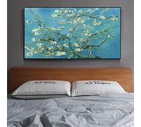 Grandes flores de almendro Van Gogh Pintura al óleo impresionista sobre lienzo Carteles Impresiones Arte de la pared Cuadros para sala de estar 95x180cm (37x63in) Marco interior
