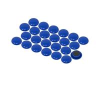 Grandes Imanes de Oficina de Planificación Azul para Refrigerador, Pizarra, Tablero de Anuncios, Archivador - 40mm de Diámetro x 8mm de Alto - Paquete de 12