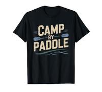 Grandes Lagos Acampada En Kayak Remero Naturaleza Salvaje De Camiseta