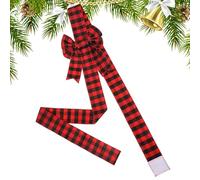 Grandes Lazos De Navidad | Decoración Del Hogar Vintage Grande,Lazos Para Puerta De Armario Y Coronación Del Árbol,Para Interior Exterior Corona Guirnalda Puerta De Gabinete Ventana Chimenea Cocina Do