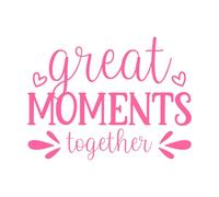 grandes momentos juntas día de la madre Calcomanías de pared de PVC 38x50.7cm Pintura mural artística Rosa