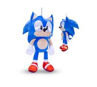 Grandes peluches XXL - compatibles con Stitch, Sonic, Spider-Man, Calle Sésamo, Grinch, Minecraft y más Licencia original de 70-120cm (Sonic 46cm)