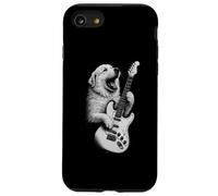 Grandes Pirineos Tocando Guitarra Rock Música Amante de Carcasa para iPhone SE (2020) / 7 / 8