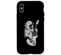 Grandes Pirineos Tocando Guitarra Rock Música Amante de Carcasa para iPhone X/XS