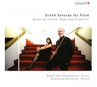 Grandes Sonates pour flûte. uvres de Pierné, Gade et Prokofiev. Heinzmann, Blumina.
