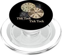 Grandfather Alarm Clock Time Tick Tock Clock Collector PopSockets PopGrip para MagSafe