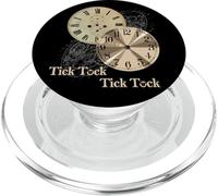 Grandfather Alarm Clock Time Tick Tock Clock T-Shirt PopSockets PopGrip para MagSafe