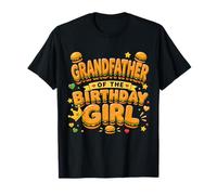 Grandfather of The Birthday Girl Burger Party Theme Camiseta