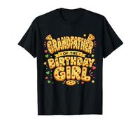 Grandfather of The Birthday Girl Pizza Party Theme Camiseta
