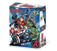 Grandi Giochi Avengers PUA02000 Puzzle lenticular Vertical, Incluye 200 Piezas y Paquete con Efecto 3D-PUA02000