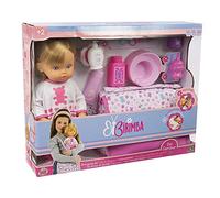 Grandi Giochi Birimba BRB02000 - Juego de Cambios, Bolsa y Accesorios para Cambiar Birimba, muñeca con Trasero Rojo Incluido