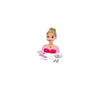 Grandi Giochi - Cabeza de Cenicienta Princess Styling Head para peinar con Accesorios incluidos, GG02996