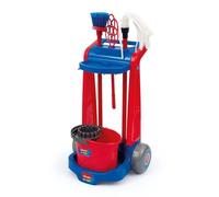 Grandi Giochi - Carro de Limpieza Vileda for Kids, la versión Original de Juguete con Escoba, mopa, fregona y Cubo, IAM01200