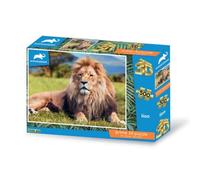 Grandi Giochi Discovery Leone Puzzle lenticular Horizontal, Incluye 500 Piezas y Paquete con Efecto 3D-PU200000 PU20000