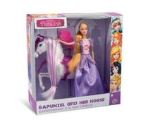 Grandi Giochi GG03023 Princess Rapunzel con su Majestuoso Caballo