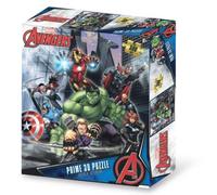 Grandi Giochi-Los Vengadores Avengers Puzzles lenticulares horizontales con 500 Piezas Incluidas y Caja con Efecto 3D-PUA03000 (PUA03000)